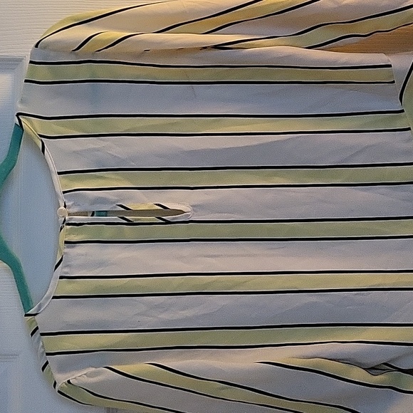 Striped black and yellow blouse - Picture 4 of 4